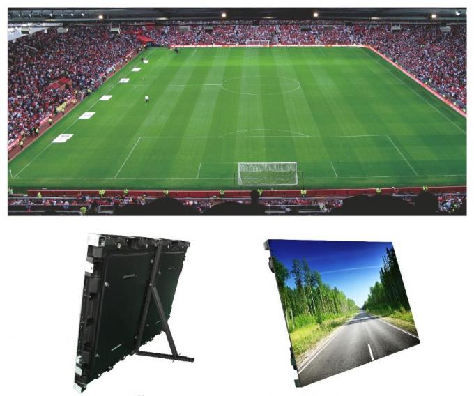 El gabinete de aluminio grande al aire libre p10 p8 p5 de la pantalla 960x960m m al aire libre llevó la tecnología de Shenzhen de los paneles de la pantalla