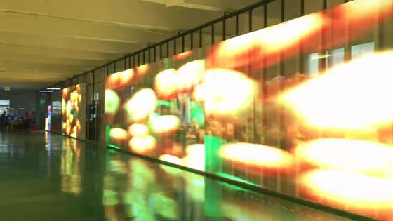 Pantalla de cristal video 1000x500m m transparente semi al aire libre 1000-5000nits