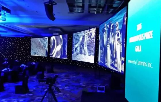 900 liendres 2.6m m llevaron la pantalla video 3840Hz de la pared para la exposición de gama alta del acontecimiento